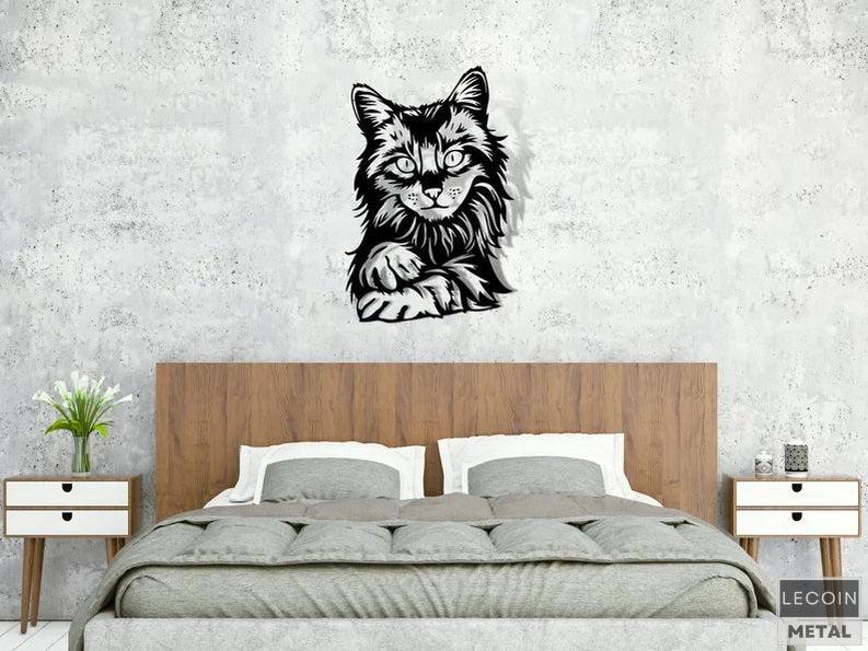 Metal animal wall decor